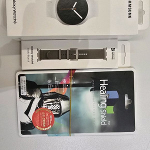 갤럭시워치8 44mm 실버 풀박스 S급 나토밴드+필름