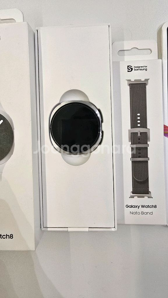 갤럭시워치8 44mm 실버 풀박스 S급 나토밴드+필름--1