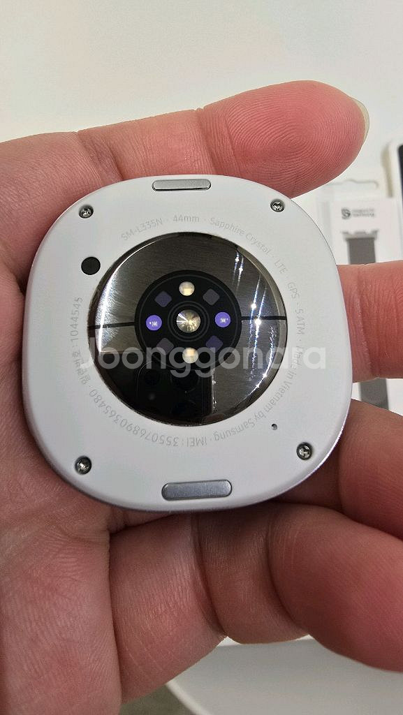 갤럭시워치8 44mm 실버 풀박스 S급 나토밴드+필름--5