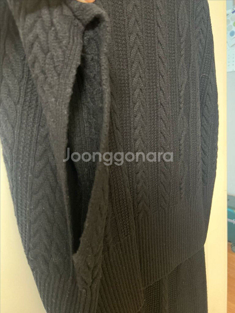 한섬 시스템 니트 원피스 (모100%) F사이즈--4