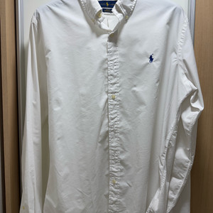 폴로 랄프로렌 슬림핏 화이트 셔츠 XL(110)