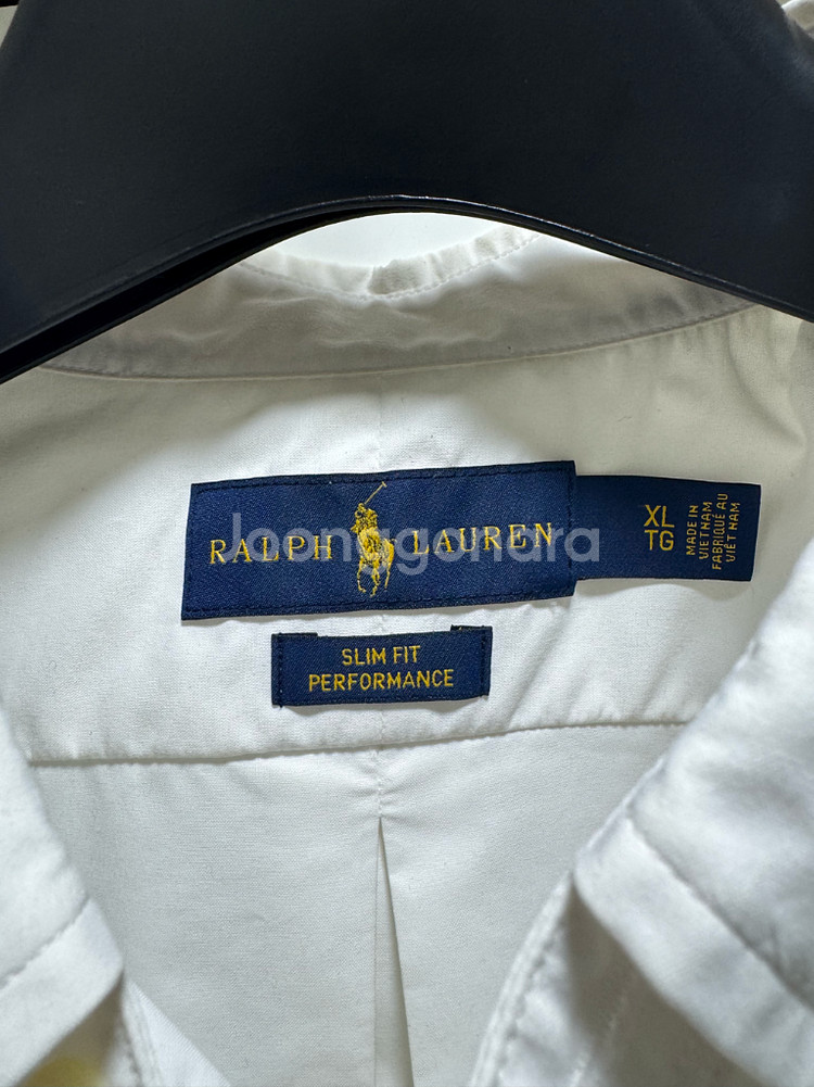 폴로 랄프로렌 슬림핏 화이트 셔츠 XL(110)--2