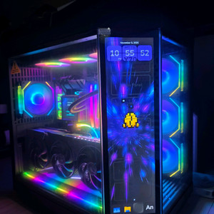 9800x3d x870e카본 5090 뱅가드 y70터치pc