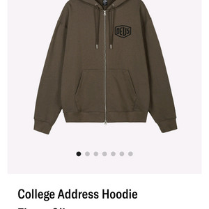 데우스 엑스 마키나 후드집업 올리브 XL 새 상품