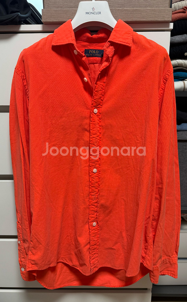 폴로 랄프로렌 오렌지 셔츠--0