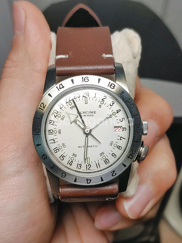 글라이신 에어맨 넘버원 no.1 36mm GMT GL0372--0