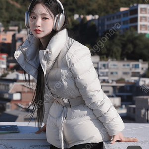 카인다미 폭스퍼 덕다운 패딩 새상품