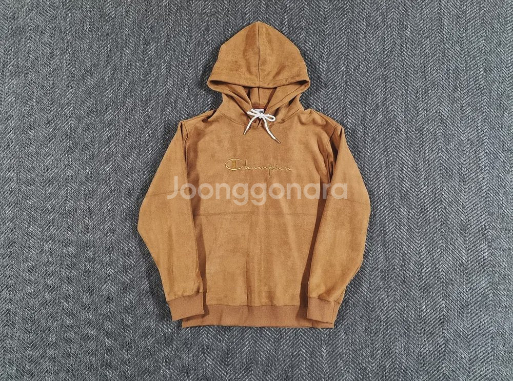 챔피언 빈티지 스웨이드 후드티--0
