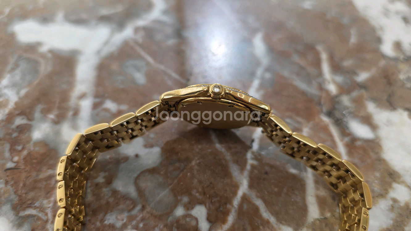 까르띠에 팬더 18k 금통 다이아몬드--4