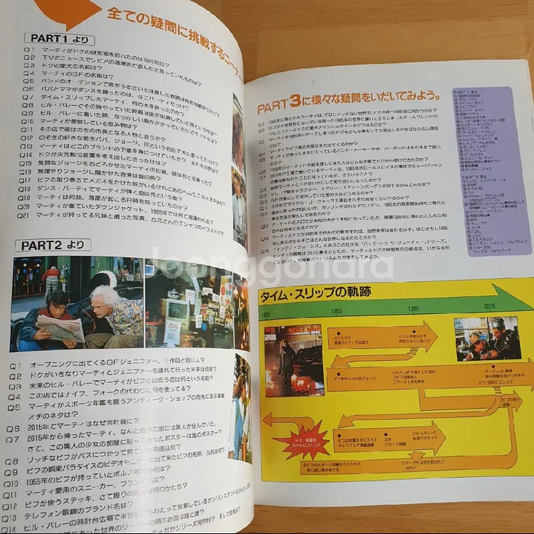 영화 백투더퓨처3 일본영화팜플렛 마이클J폭스 90년대영화 90년대소품 빈티지소품--9