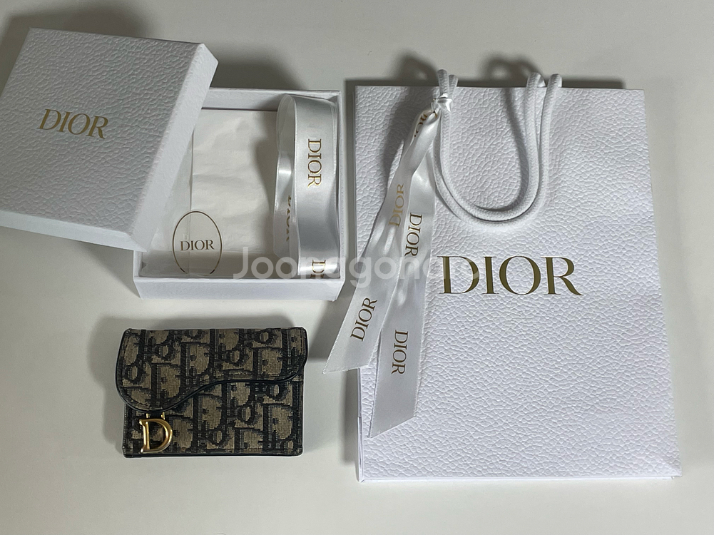 디올 오블리크 새들 카드지갑--0