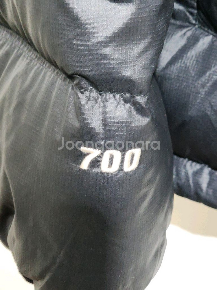 (100) 노스페이스 눕시패딩 점퍼 블랙 700 거위털 다운자켓--4