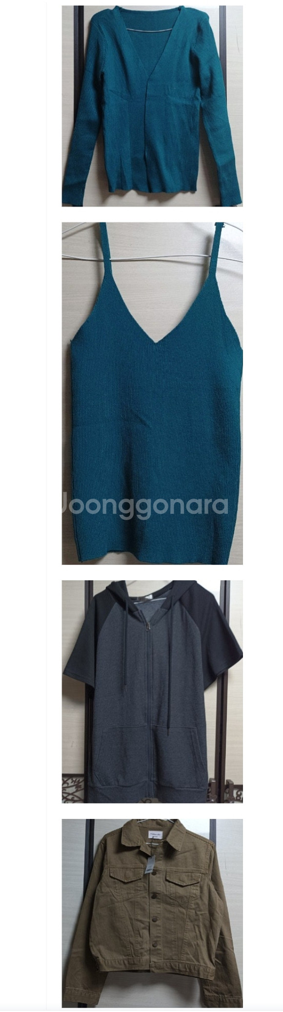 여성 가디건 & 니트 세트외 30벌 자켓 점퍼 코트 가디건 청바지 가방외 박스가득드려요--2