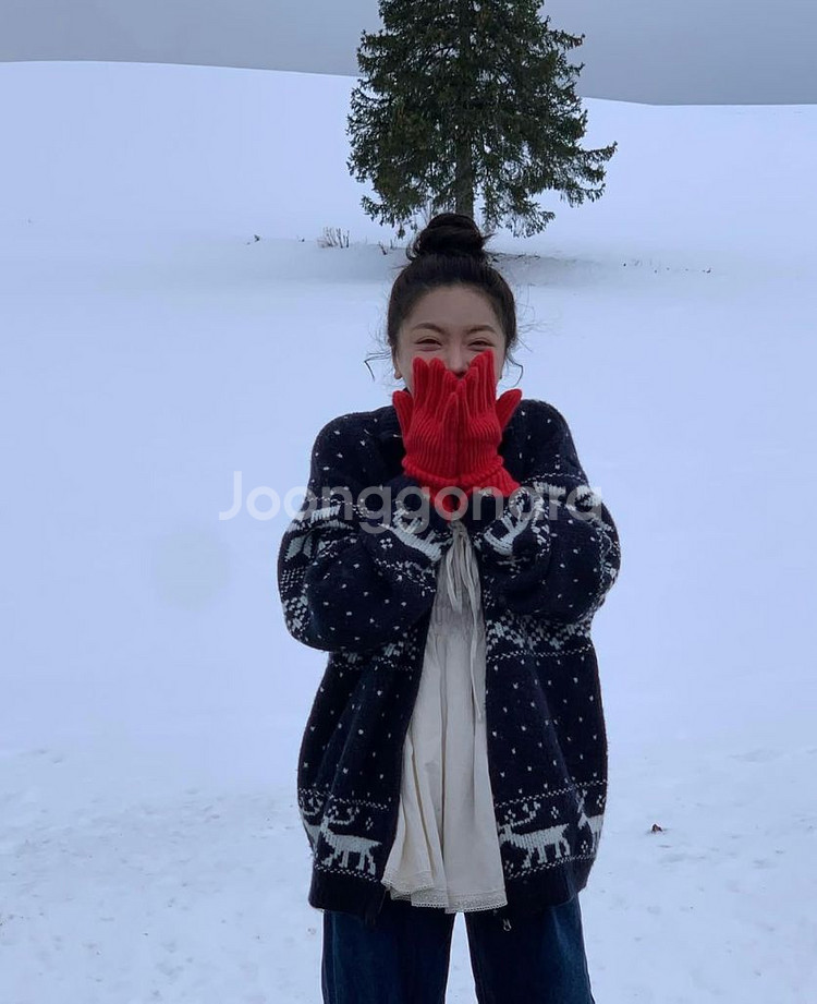 (최종가격/새상품)위드아웃썸머 눈꽃 집업 가디건--1