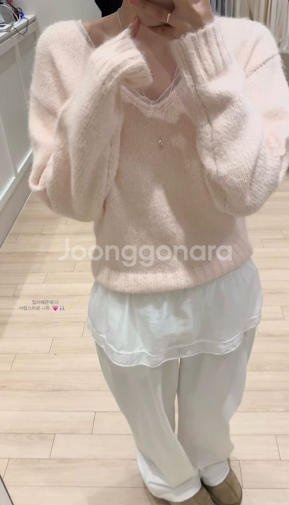 (새상품)누아누아 플로르 니트--1