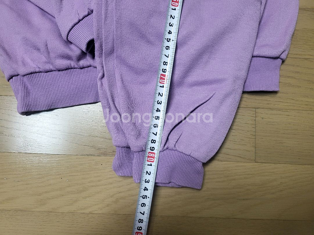 스마일 퍼플 트레이닝복 세트 17호사이즈--4