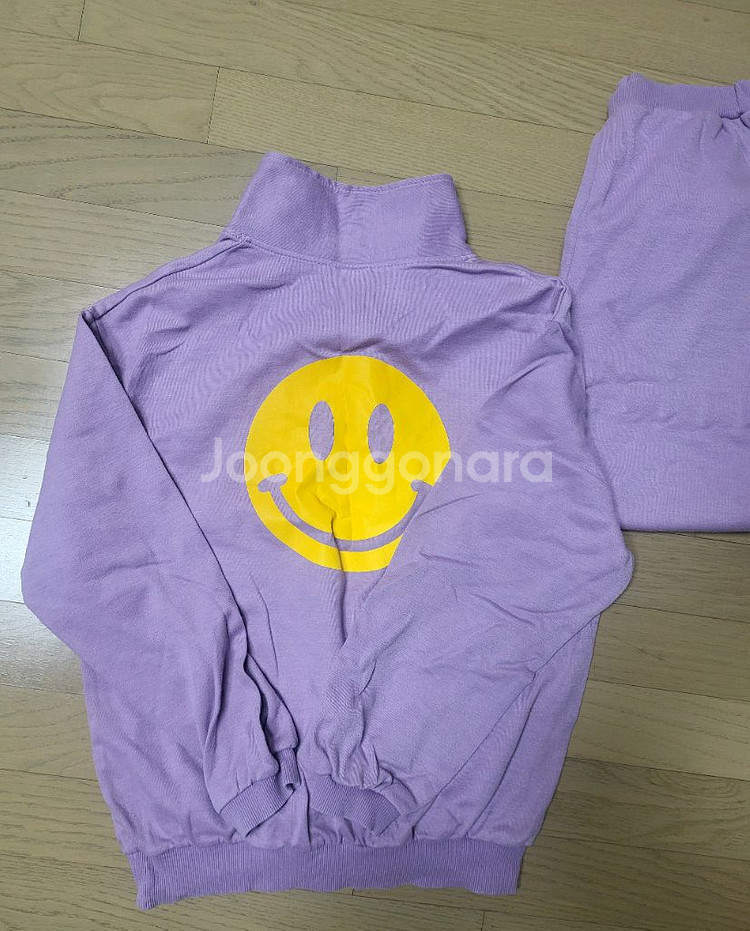 스마일 퍼플 트레이닝복 세트 17호사이즈--3