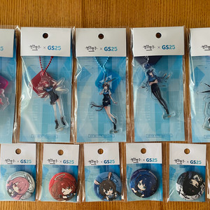 명일방주 gs25 아크릴/캔뱃지/키캡 일괄 판매합니다
