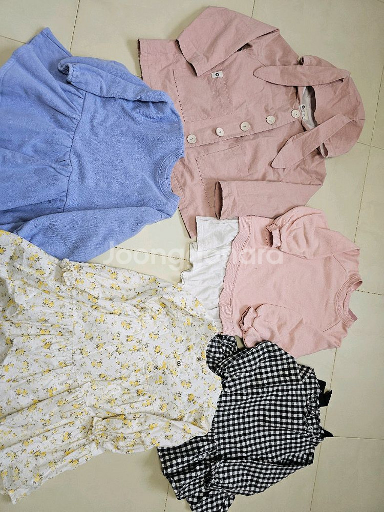 여아 의류 세트 5벌--0