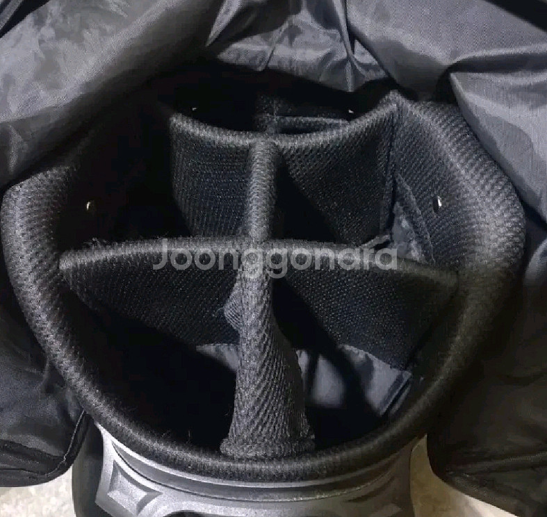 벤츠 블랙 휠 스탠드 골프백 캐디백--2