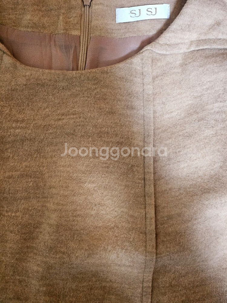 니트 후드 원피스--5