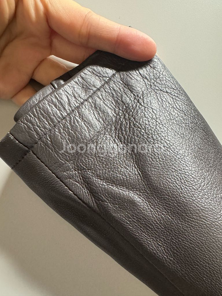 이태리 천연가죽 라이더자켓55사이즈 (한번착용후 보관)--1