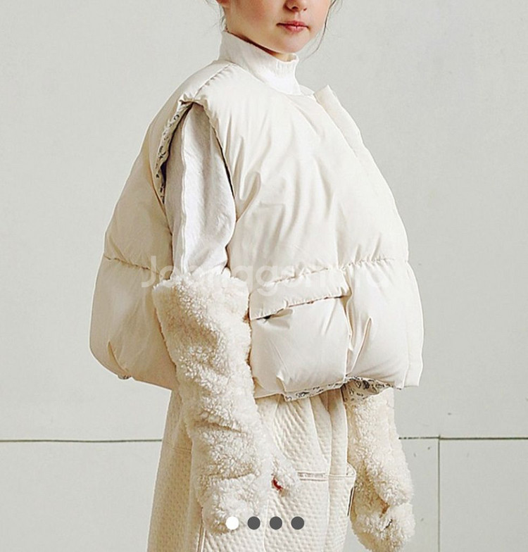 겨울 M 110호 뽀글이 점퍼 패딩조끼 상하복 후드 니트 레깅스--3