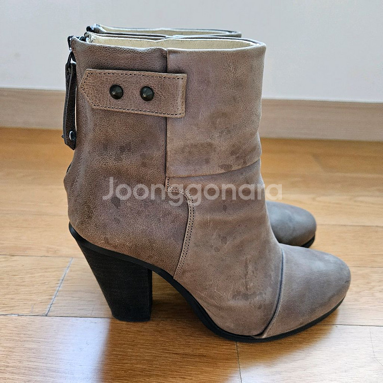 시스템 앵클 가죽 부츠 240mm--3