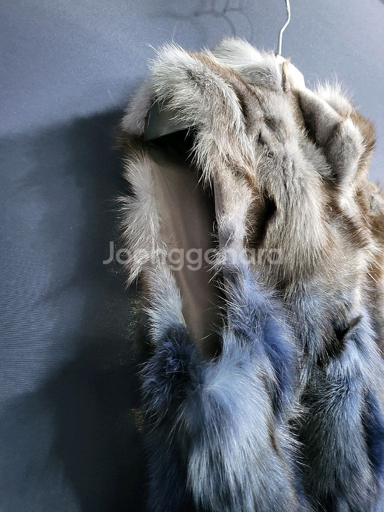 씨티지 천연모피 베스트--1