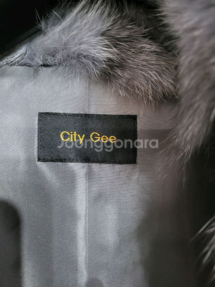 씨티지 천연모피 베스트--5