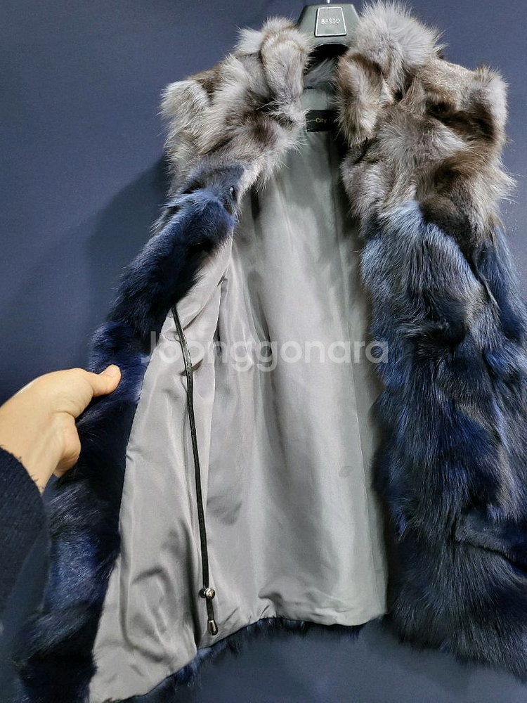 씨티지 천연모피 베스트--3