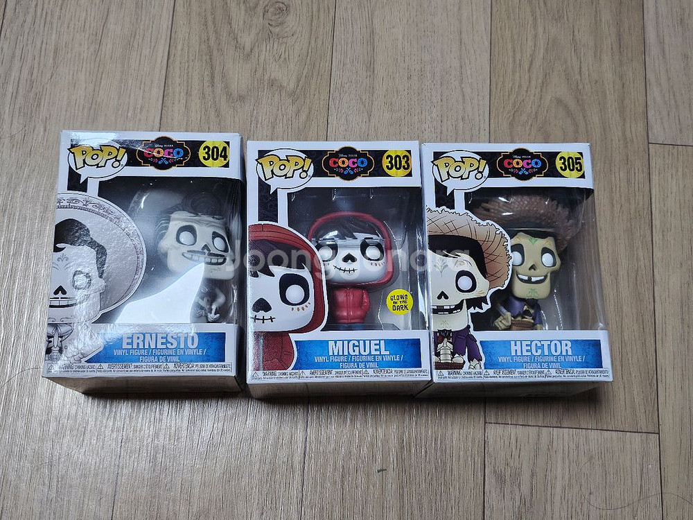 펀코 팝 디즈니 픽사 코코 캐릭터 피규어 3종 세트--0