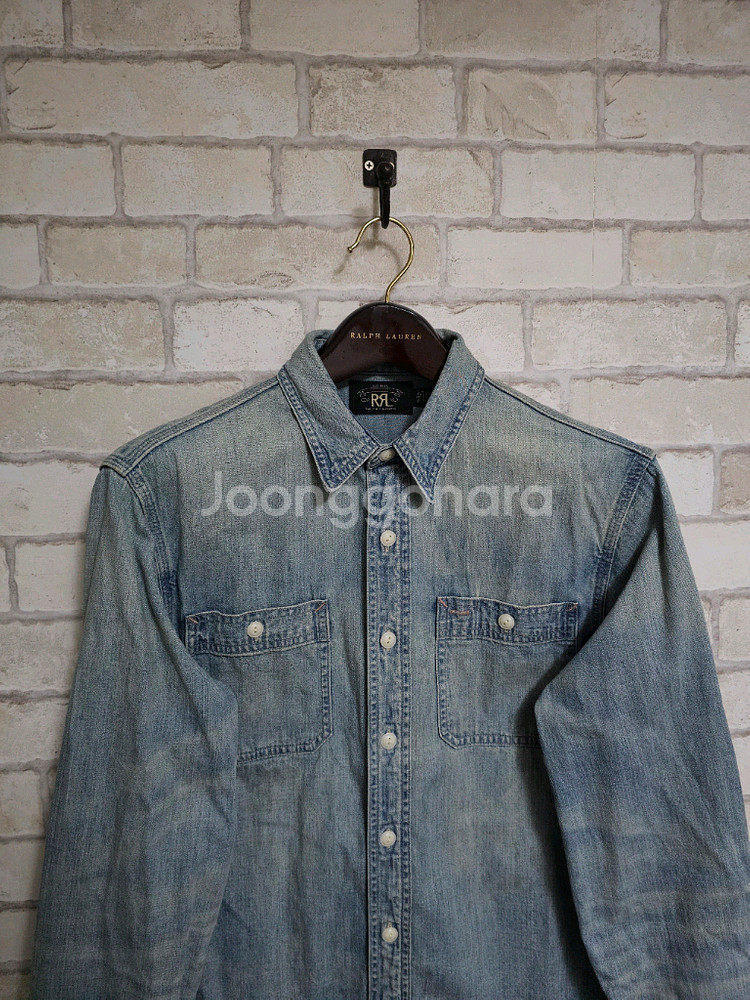 RRL 더블알엘 인디고 데님 워크셔츠 류준열 이동휘 가죽 뉴스보이 크리켓 발마칸 무스탕 폴로 랄프로렌--2