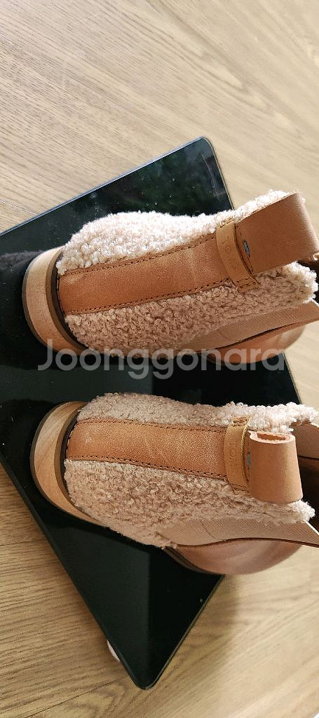 탐스 허니 레더 쉐링 앵클 부츠/240/탐스가죽부츠/여성부츠240--5