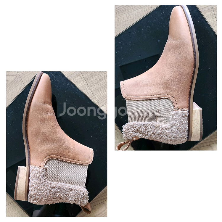 탐스 허니 레더 쉐링 앵클 부츠/240/탐스가죽부츠/여성부츠240--6