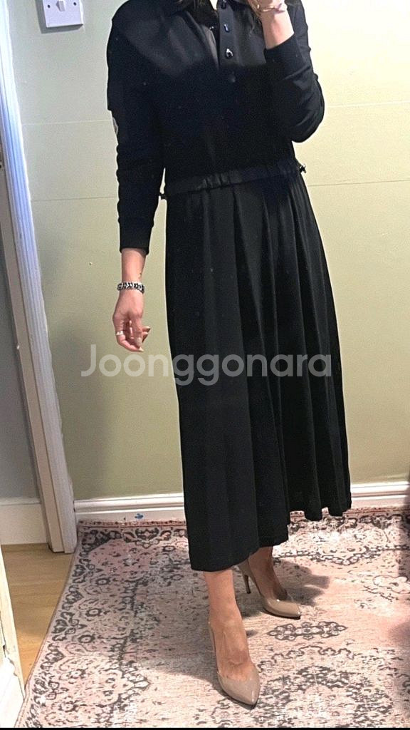 몽클레어 롱 원피스--1