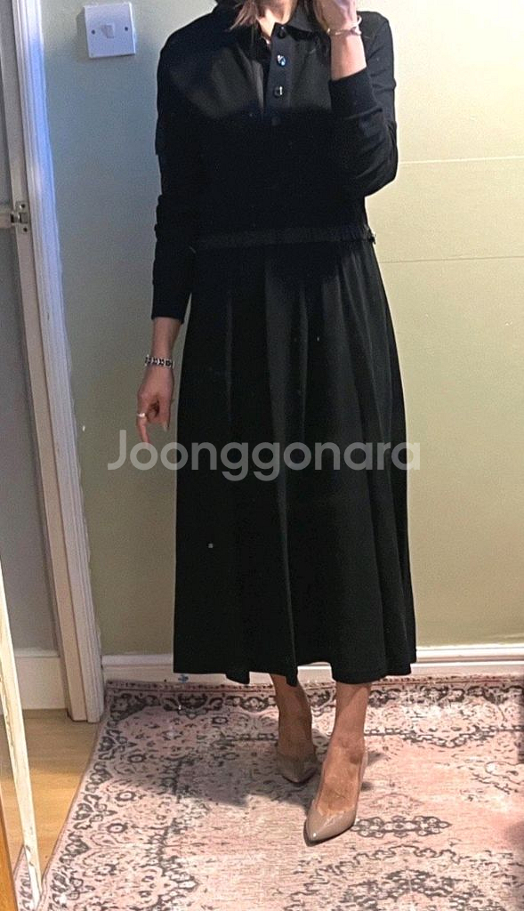 몽클레어 롱 원피스--2