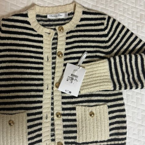 디올 오블리크 스트라이프 가디건