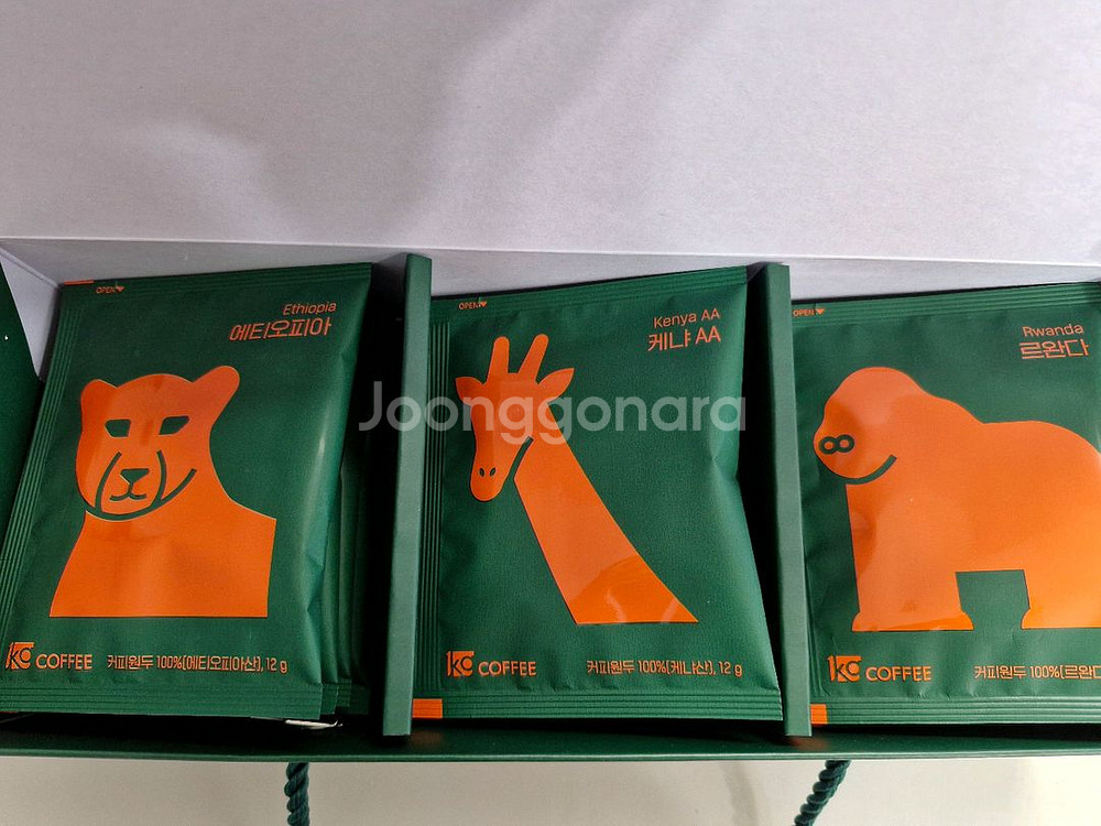 새제품 무료배송 1kg Coffee의 하쿠나마타타 아프리카 드립백 커피 2세트--2