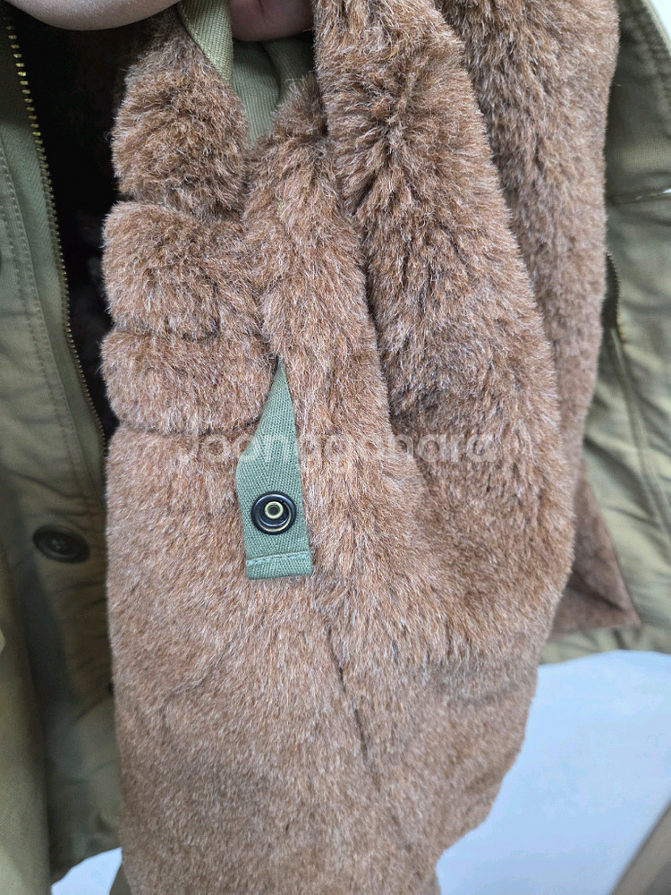 gizemo 알파카 밀리터리 헤비웨이트 야상 코트 xl--7