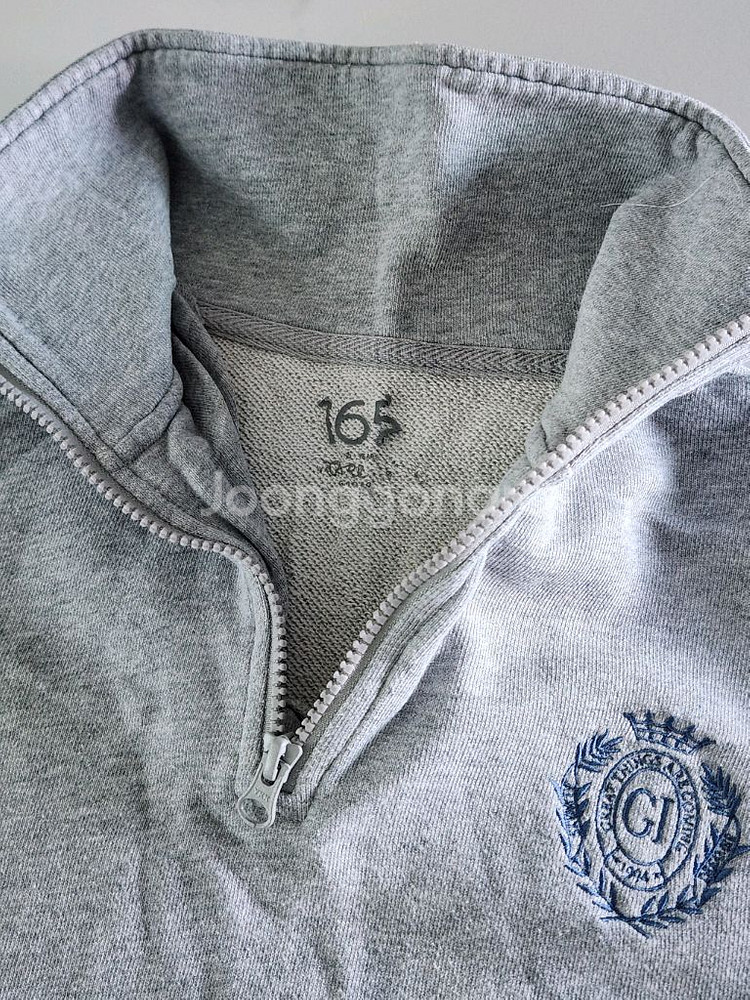 지오다노 주니어 반집업 트레이닝 상하세트 셋업--4