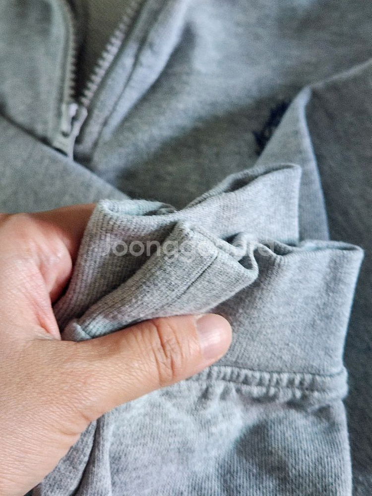 지오다노 주니어 반집업 트레이닝 상하세트 셋업--5