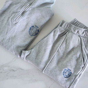 지오다노 주니어 반집업 트레이닝 상하세트 셋업