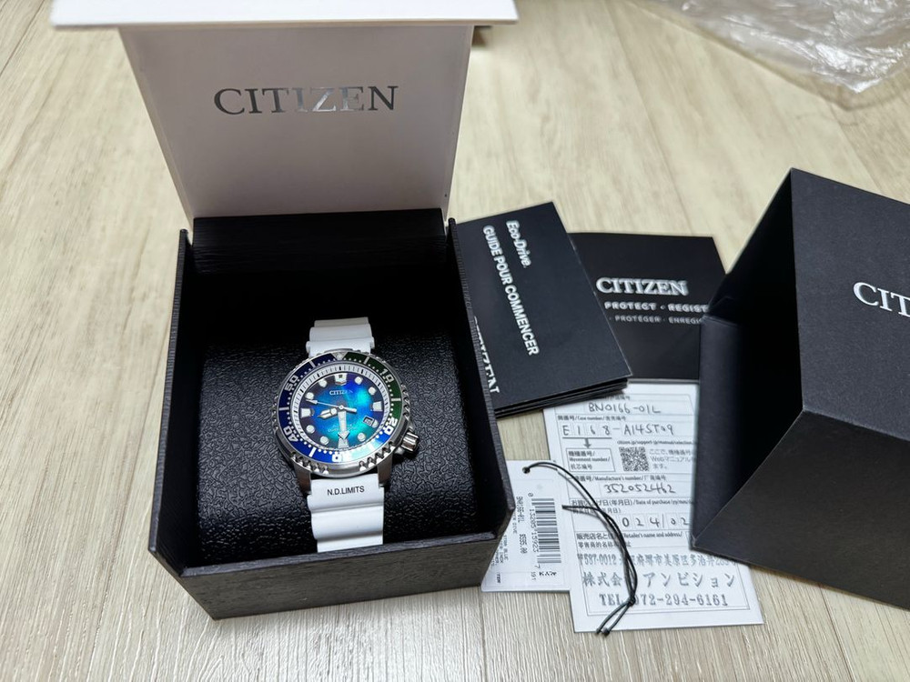 시티즌 다이버 한정판 BN0166-01L--7