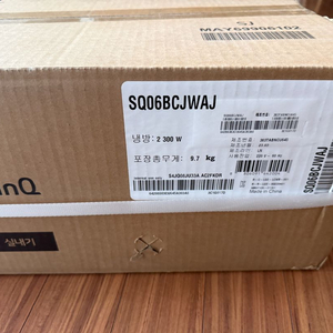 LG 휘센 듀얼 에어컨 2in1 조합 벽걸이 SQ06BCJWAJ 새상품