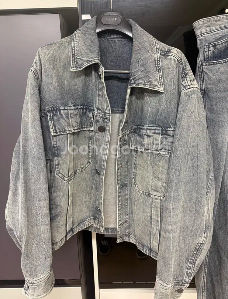 솔리드옴므 데님 셋업 청자켓,청바지--1