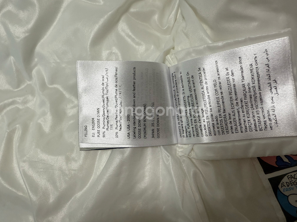 몽클레어 기니 화이트 패딩점퍼(리얼퍼) 4a--4