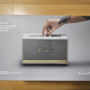 마샬 정품 액톤2 화이트 + 화이트 스탠드 처분합니다