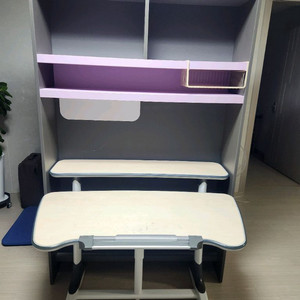 니스툴그로우 책상,책장, 의자세트