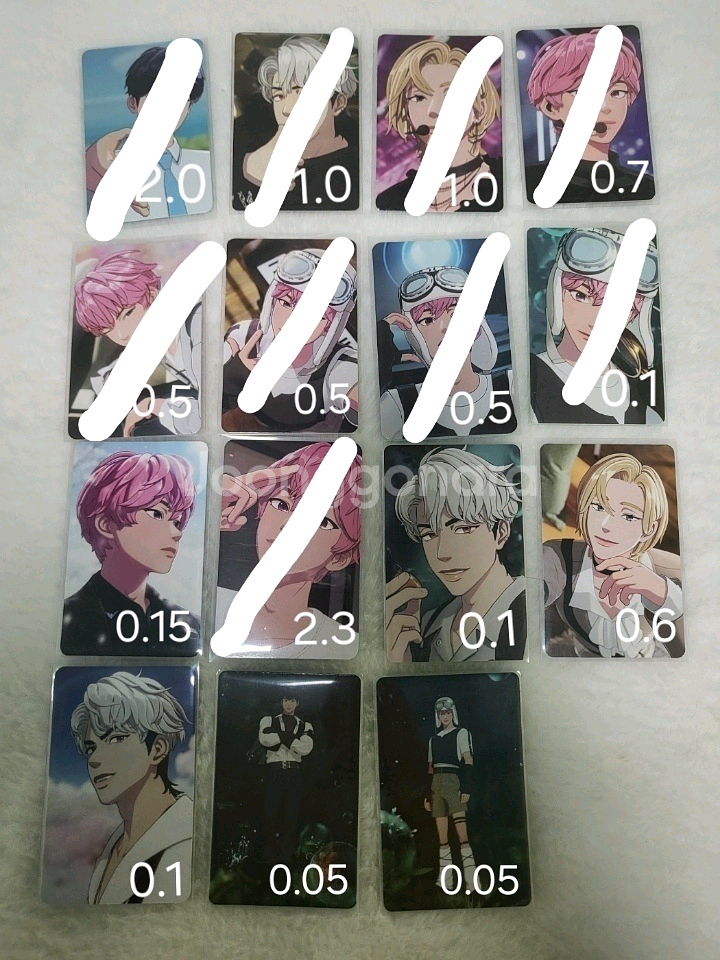 플레이브 포카 판매 w4l 육여름 미공포 럭드 굿즈--0